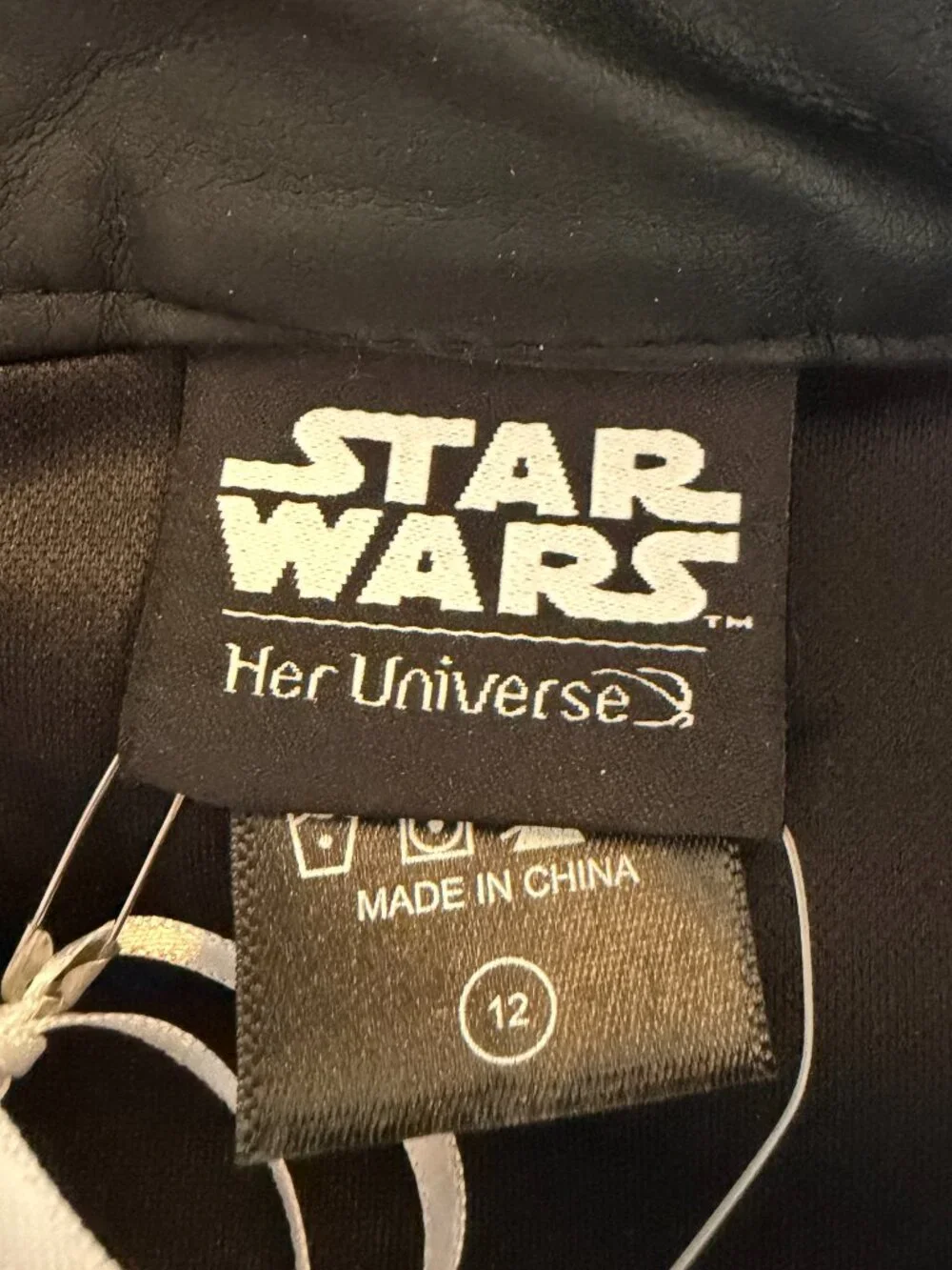 NWT Torrid Star Wars Solo faux leather skirt 12 mini black skater